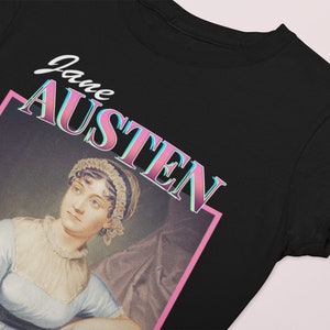 Jane Austen Pride and Prejudice T Shirt | Literary Gifts for Book Lovers | Vaporwave Style Literary Gifts | Literary Shirts Emporium Gift