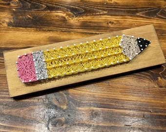 Teacher appreciation gift! Pencil string art