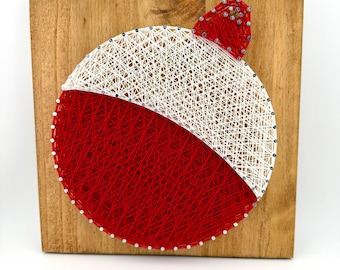 Fishing Bobber String Art | Coastal Beach House Decor (DIY Kit or Finished)