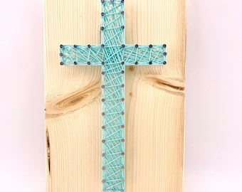 Cross String Art Kit – DIY Christian Home Decor