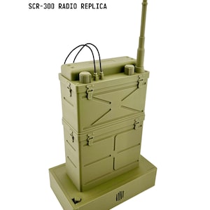 Hell Let Loose SCR-300 Outpost Radio Replica with Audio – 3D Printed WW2 Gaming Collectible