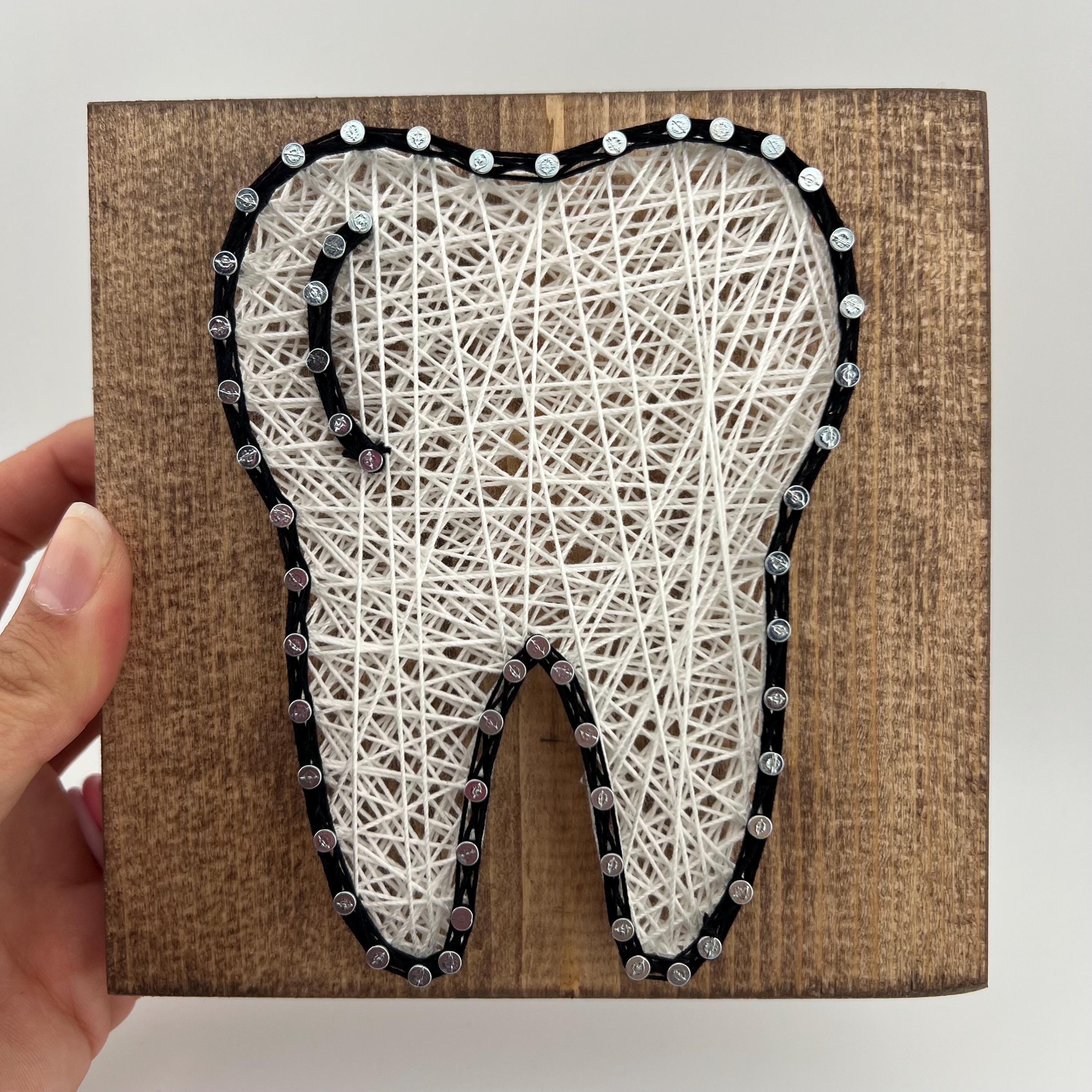 Tooth String Art | Gift for Dentist / Dental Hygienist - Etsy