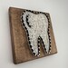 Tooth String Art | Gift for Dentist / Dental Hygienist - Etsy