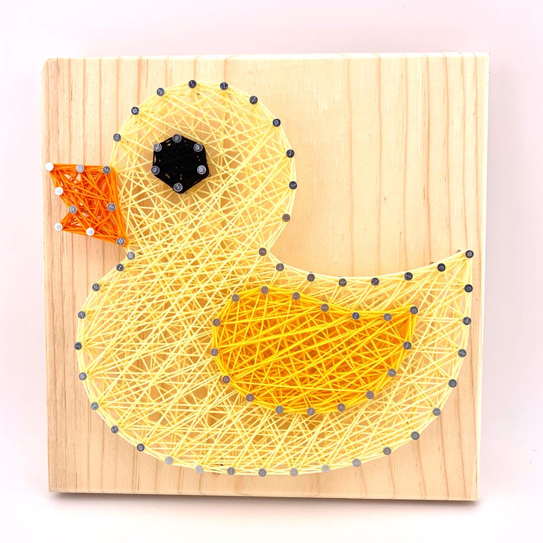 Rubber Ducky String Art Kit – DIY Nursery Decor, Kids Craft - Etsy