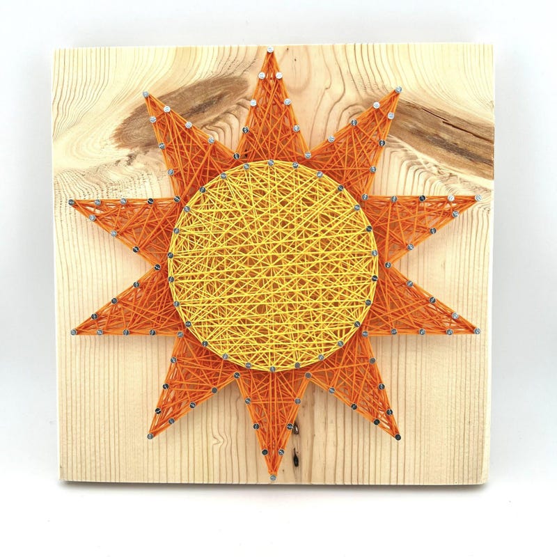 Sun String Art - Etsy