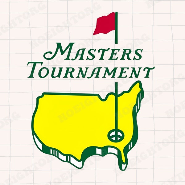 Masters Symbol Black Png, Masters Golf Party Png, Masters Party, Cricut Cut File Clipart, Instant Digital Download.