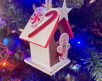Gingerbread House Ornament DIY Craft Kit, Kids Christmas Activity
