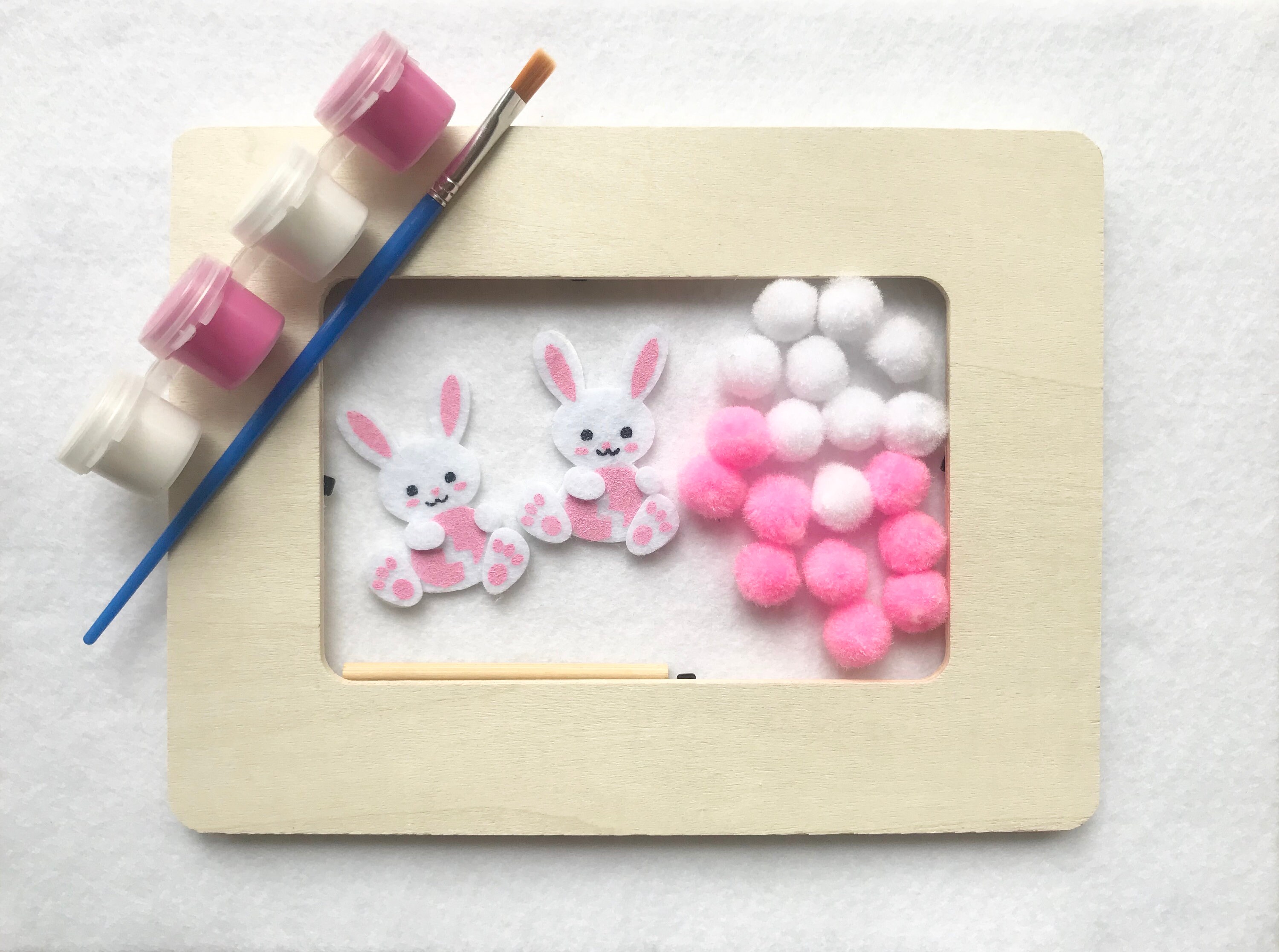 Easter Bunny Diamond Art Painting Kit Easter Bunny With Frame