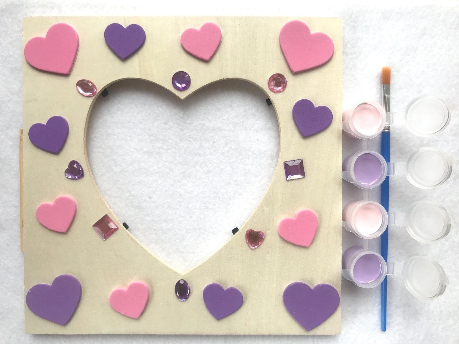 Picture Frame Paint Kit for Kids Mothers Day Craft Mothers Etsy