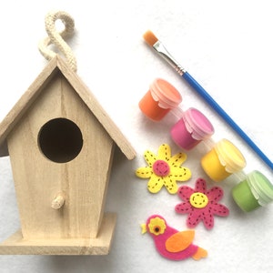 Wooden Arts and Crafts for Kids, 2-Pack Make Your Own Bird Feeder Pain –  Soyeeglobal