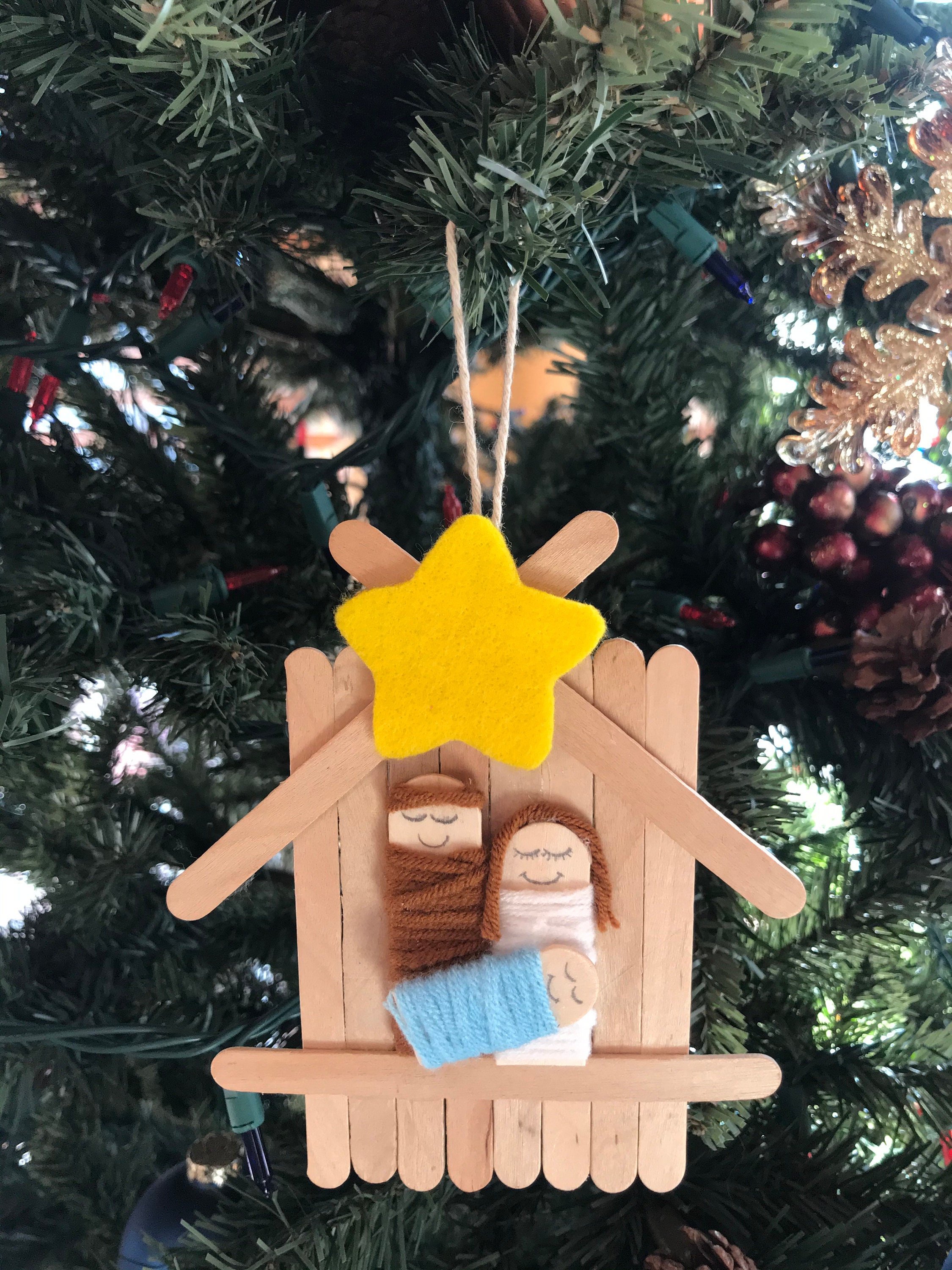 Nativity Ornament Craft Nativity Scene Ornament Craft Kit - Etsy