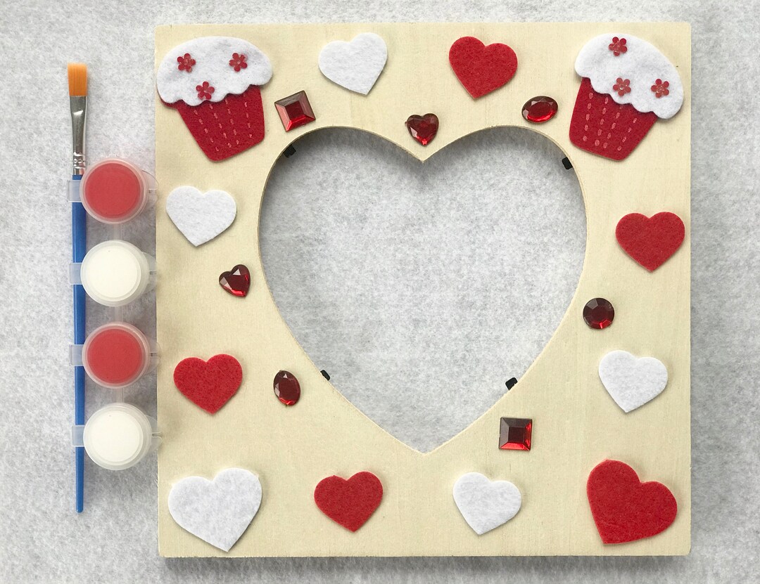 Picture Frame Paint Kit for Kids Mothers Day Craft Mothers Etsy