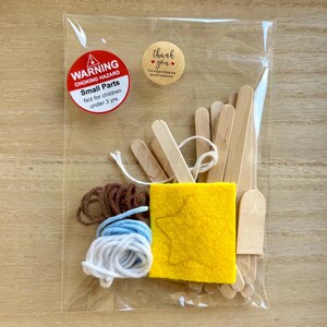 Nativity ornament craft, nativity scene ornament craft kit, DIY Nativity scene craft, craft sticks nativity scene ornament. image 4