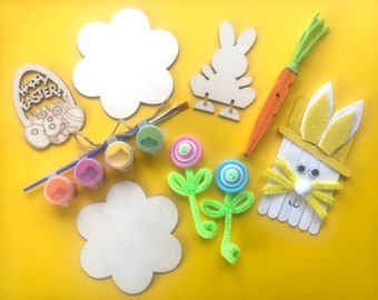 The ultimate Easter craft kit for kids #1, Easter gift and favor for kids, Easter basket stuffer.