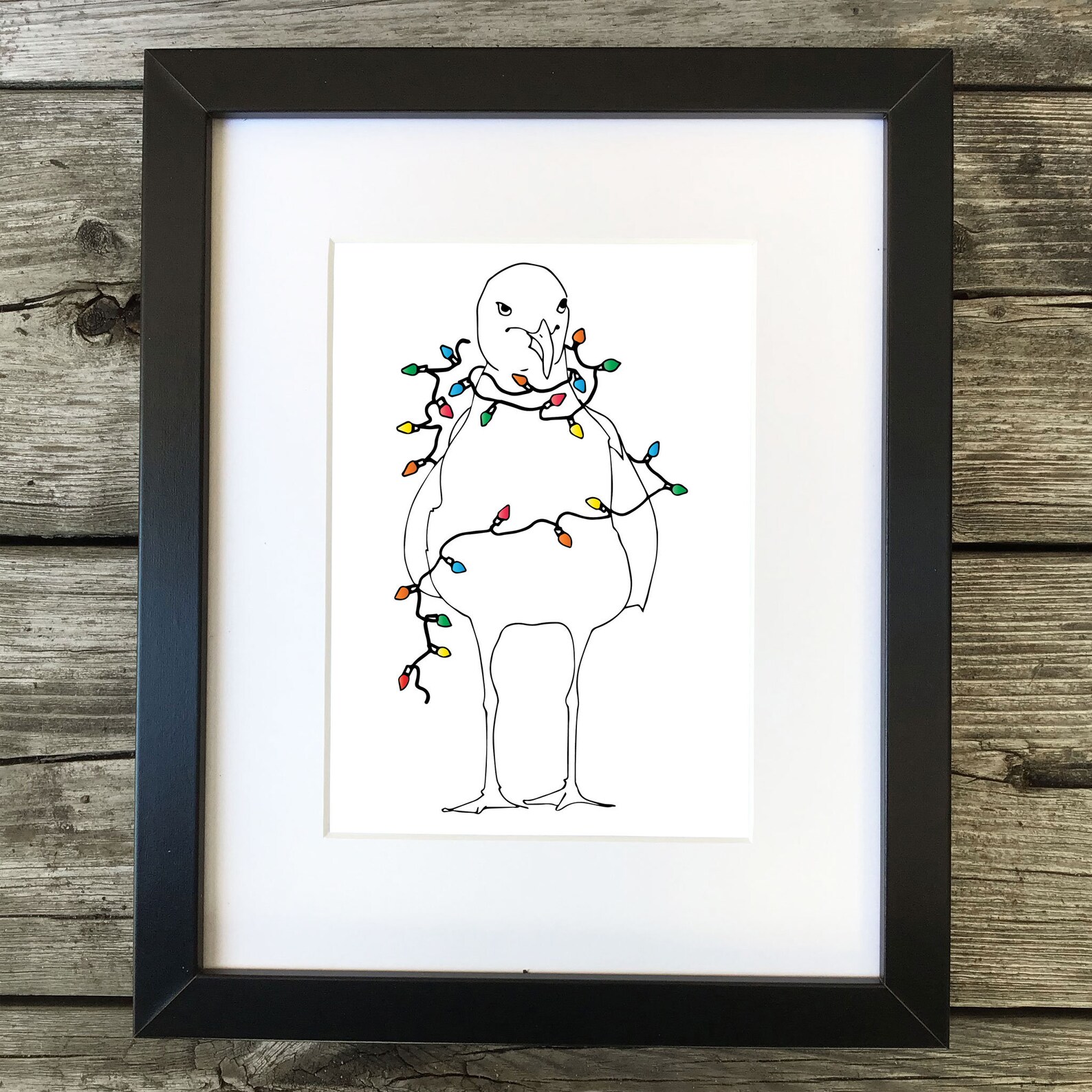 Christmas Lights Card Funny Holiday Card Funny Christmas Etsy