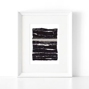 Modern Art Design | Black and White Art | Contemporary Wall Decor | Collage Art Print