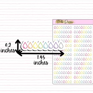 Planner Stickers - Water - Tracker