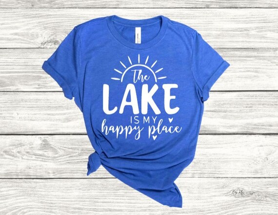 the lake is my happy place shirt