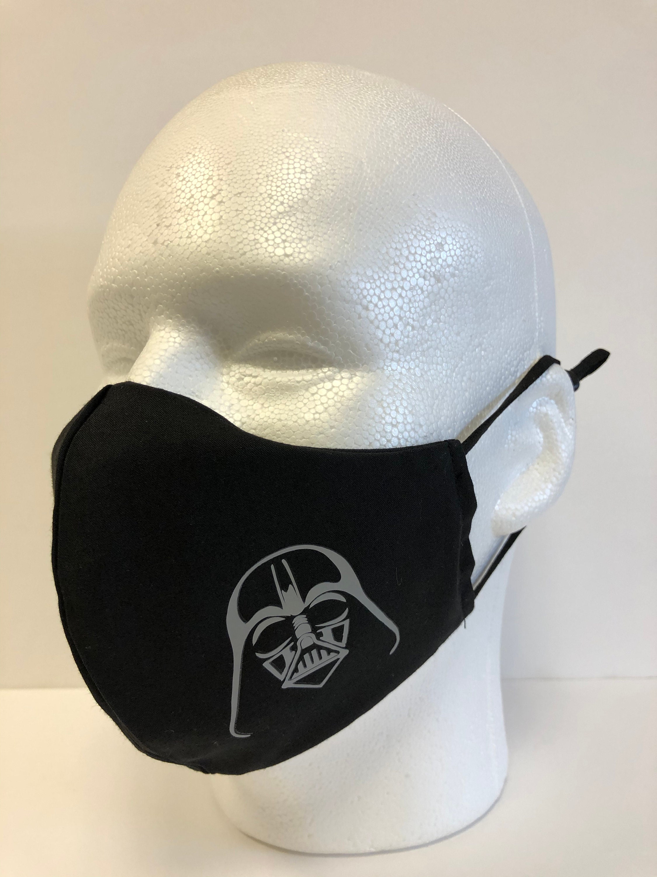 Star Wars Darth Vader Face Mask Etsy