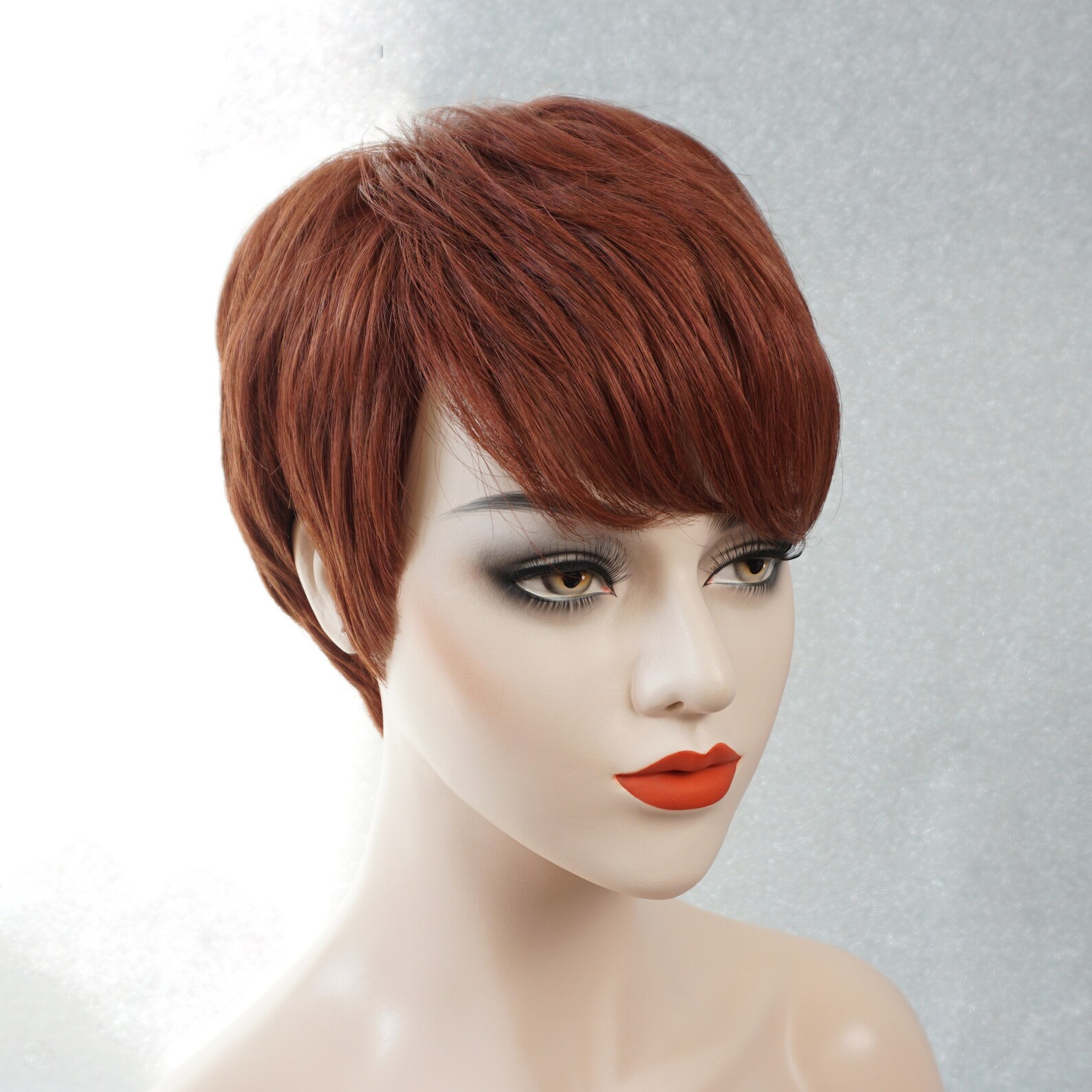 100 Real Human Hair Full Wig Cap 130 Density 6 in Pixie Cut Etsy UK