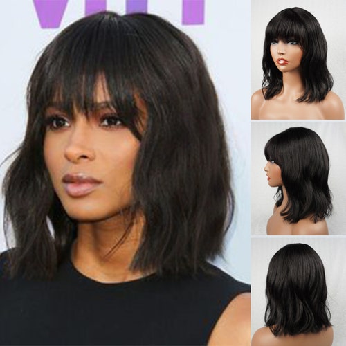 100% Real Human Hair Full Wig Cap 130 Density 14 Inch Bob Cut - Etsy Canada 100% Real Human Hair Full Wig Cap 130 Density 14 Inch Bob Cut - Etsy Canada