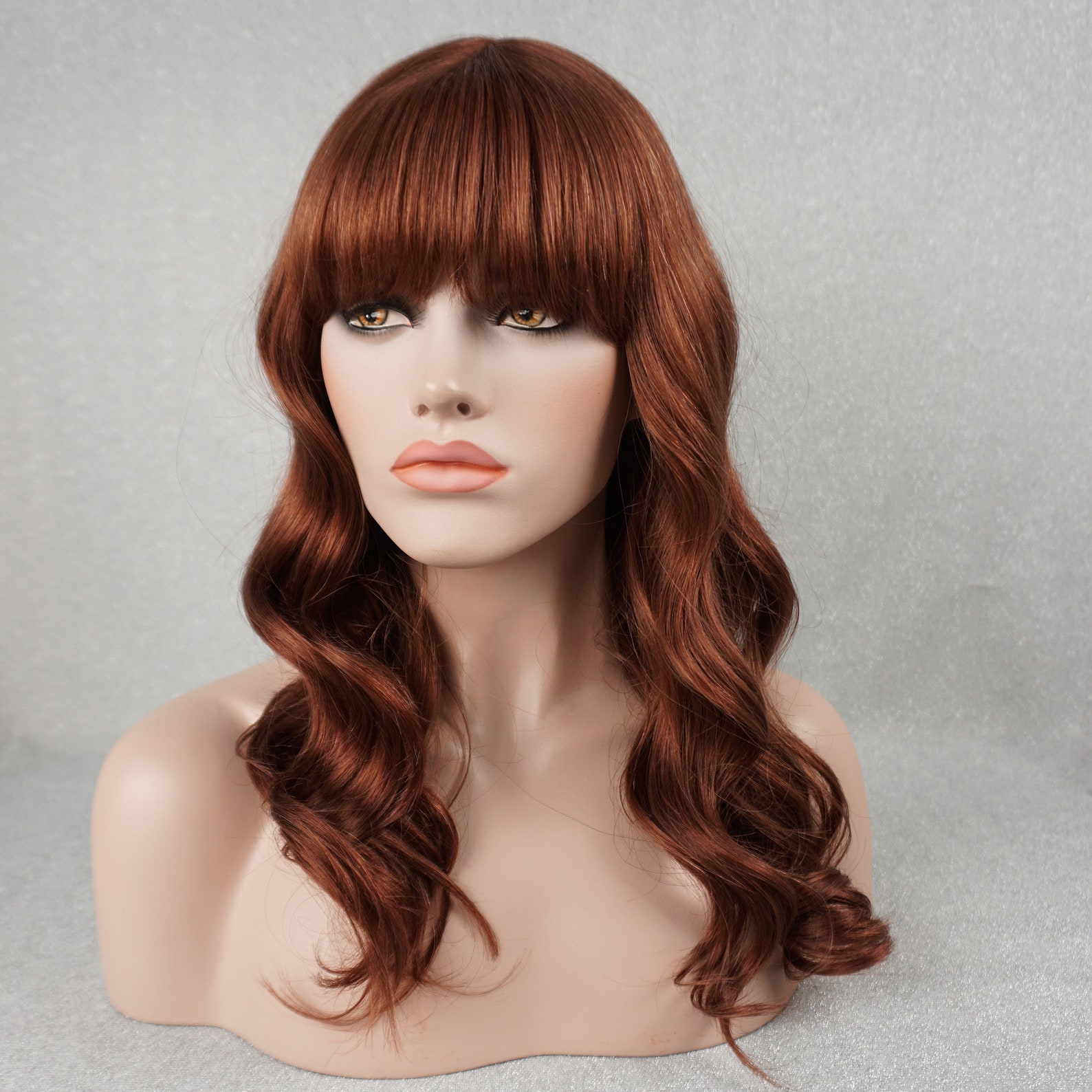 100 Real Human Hair Full Wig Cap 150 20 Loose Waves Etsy