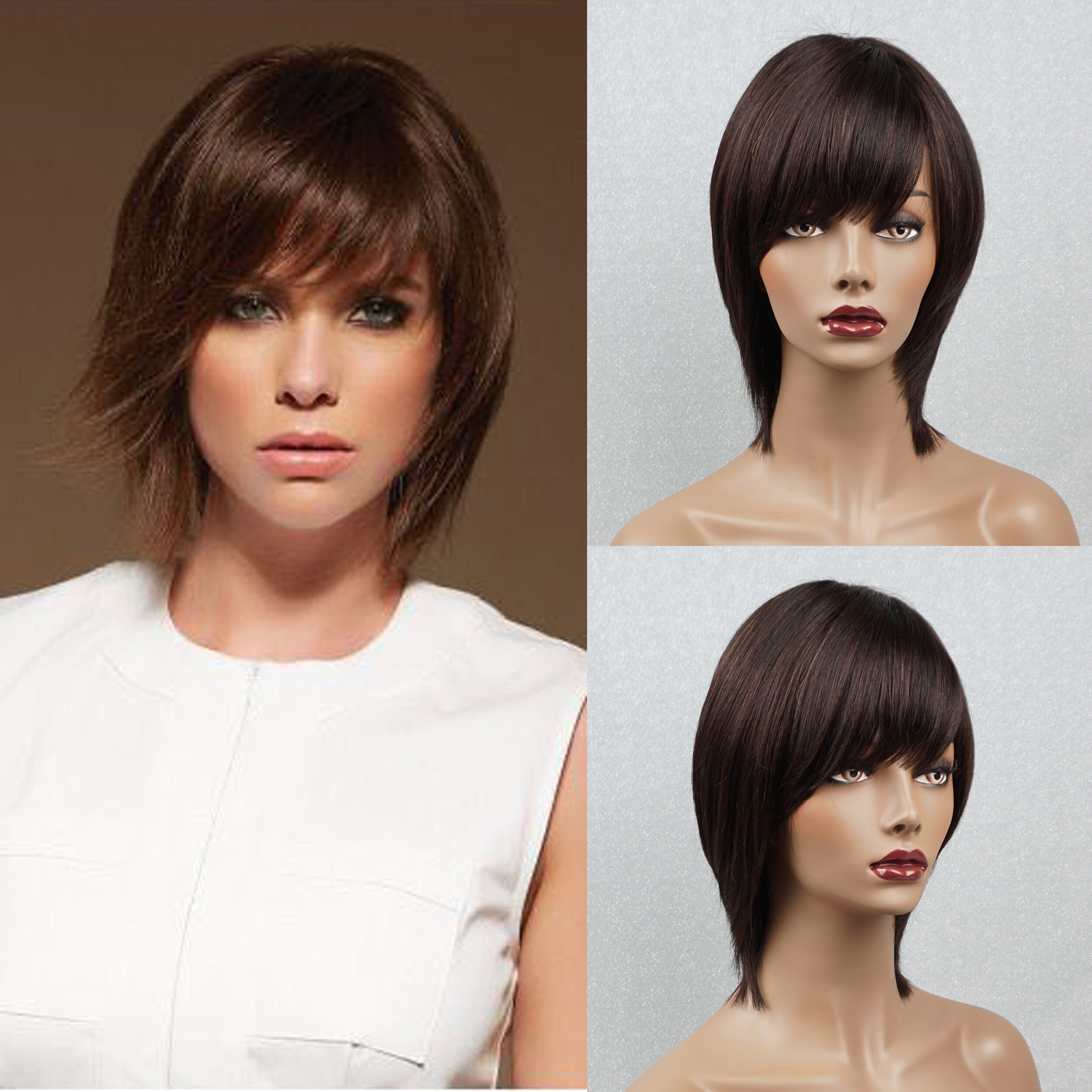 Short Hair Topper Etsy