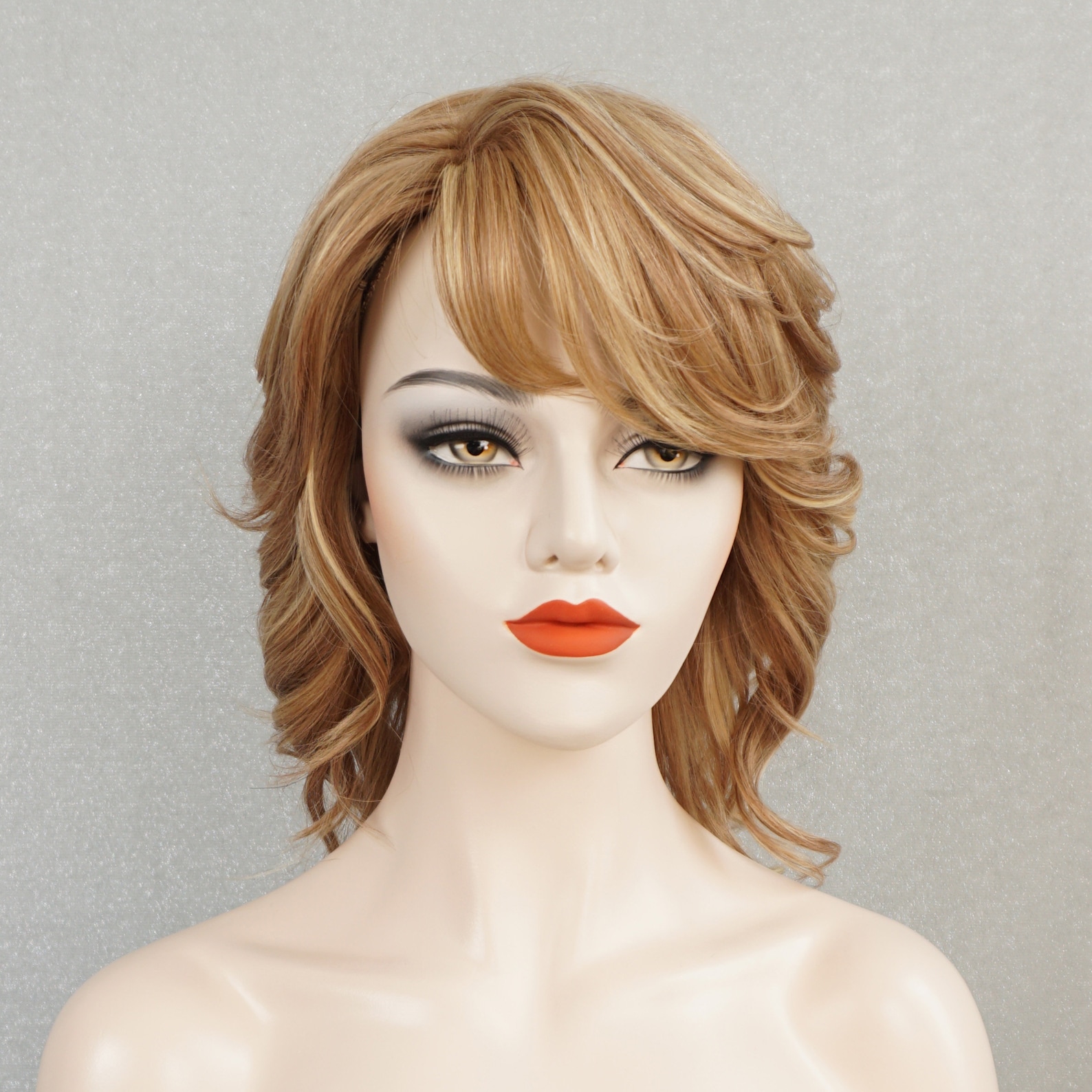 100 Human Hair Wigs for White Women Blonde Mid Length Party Etsy UK