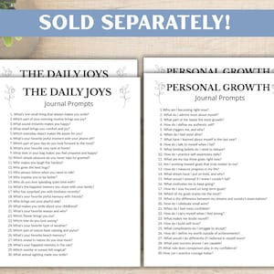 200 Self-Reflection Journal Prompts, Self-Discovery Writing Prompts, 5 Minutes Journaling, Difficult Questions, Guided Journal Prompts image 9