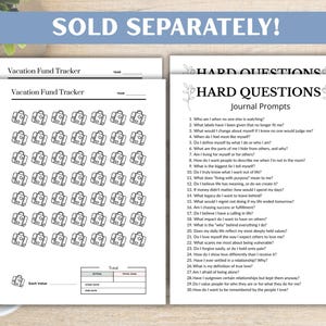 200 Self-Reflection Journal Prompts, Self-Discovery Writing Prompts, 5 Minutes Journaling, Difficult Questions, Guided Journal Prompts image 8