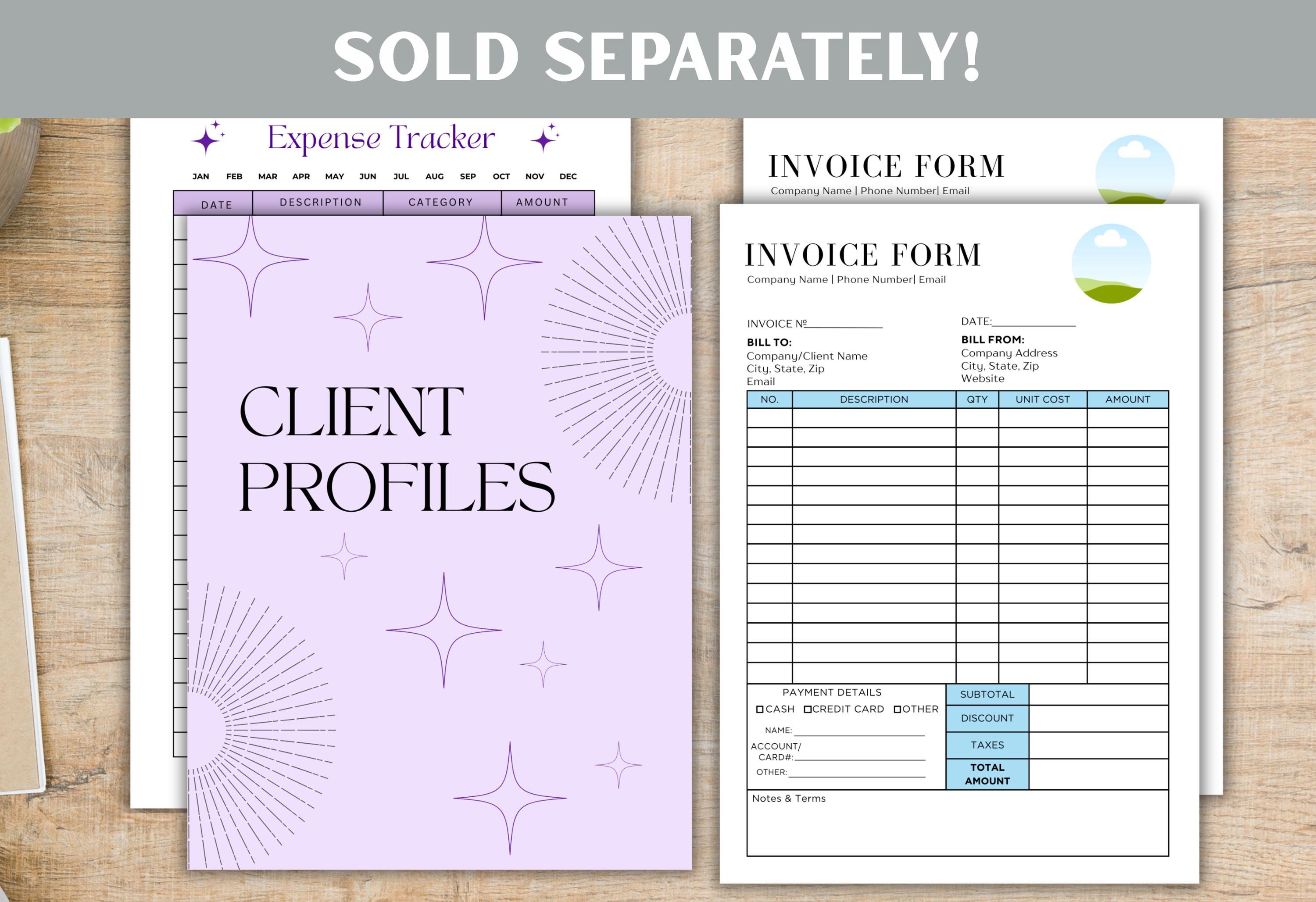 Editable Invoice Template | Canva Template | Small Business Forms ...