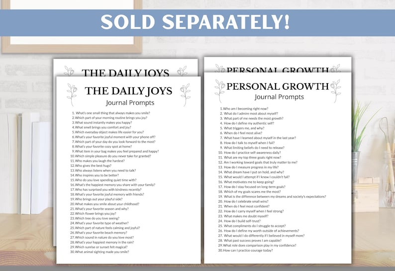 Tell Your Story Writing Prompts, 365 Guided Life Story Journal, Self Reflection, Self Discovery, Guided Journal Prompts, 5 Minute Journal image 8