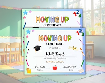 Hoger diploma, PreK Graduation, Kleuterschool Certificaat, Preschool Certificaat, PreK Certificaat, Preschool Graduate, Student Award