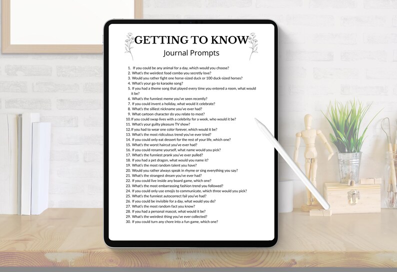 Writing Prompts Know 300 Getting to Know You Writing Prompts, Conversation Starters, Journal ...