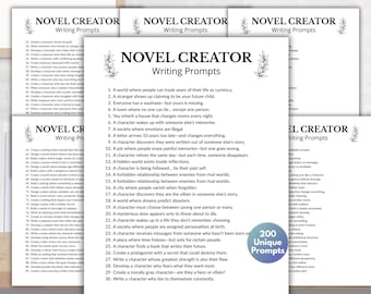 200 schrijfinstructies voor romans | Stimuleer je creativiteit, verhaalopbouw en beheers de kunst van het schrijven