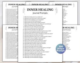 200 schrijftips voor innerlijke genezing, emotioneel welzijn en zelfontdekkingsdagboek, innerlijke kindgenezing, traumaheling, dagboek schaduwwerk