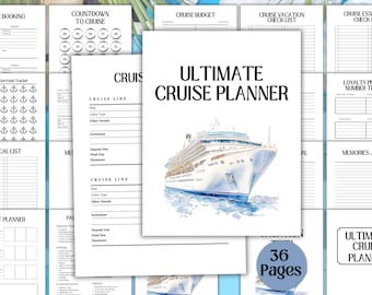 Ultieme cruiseplanner, reisplanner, cruisedagboek, vakantiefondstracker, cruiseroute, reisroutes, aftellen vakantie