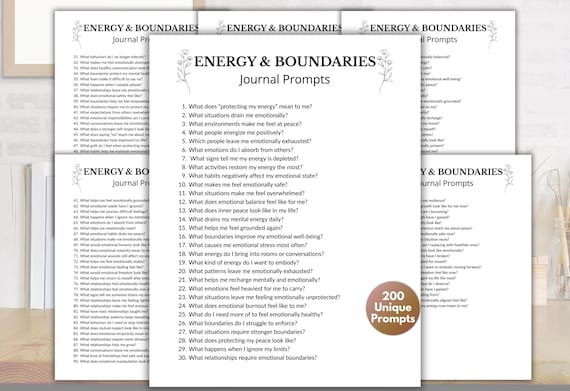 200 Protect Your Energy, Energy Journal Prompts, Mindset Reset, Hard Questions, Spirituality Protection, Inner Work, Shadow Work Prompts