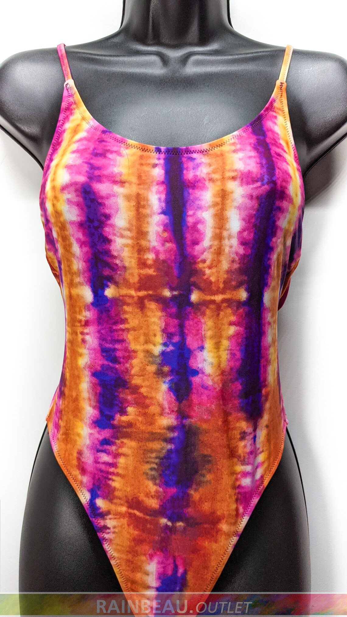 UO TieDye Flame OnePiece Swimsuit S Etsy