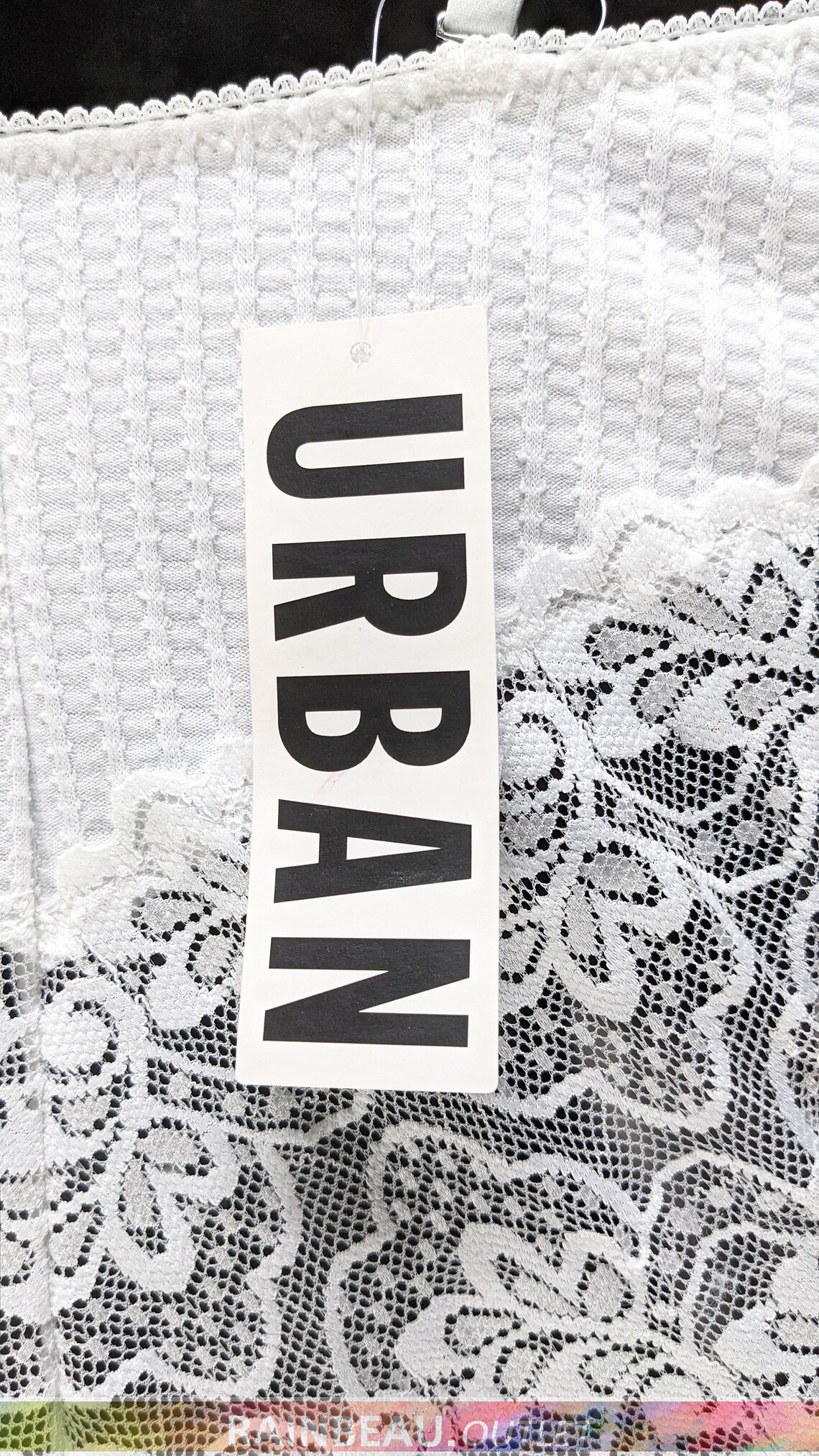 URBAN OUTFITTERS Out From Under Viola Lace Bodysuit S UK