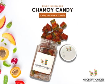 Chamoy Candy Gift Jar Chamoy Gift Chamoy Candy Spicy Mexican Candy Dulce Enchilados Gift For Him & Her Chili Candy Chamoy Gummies