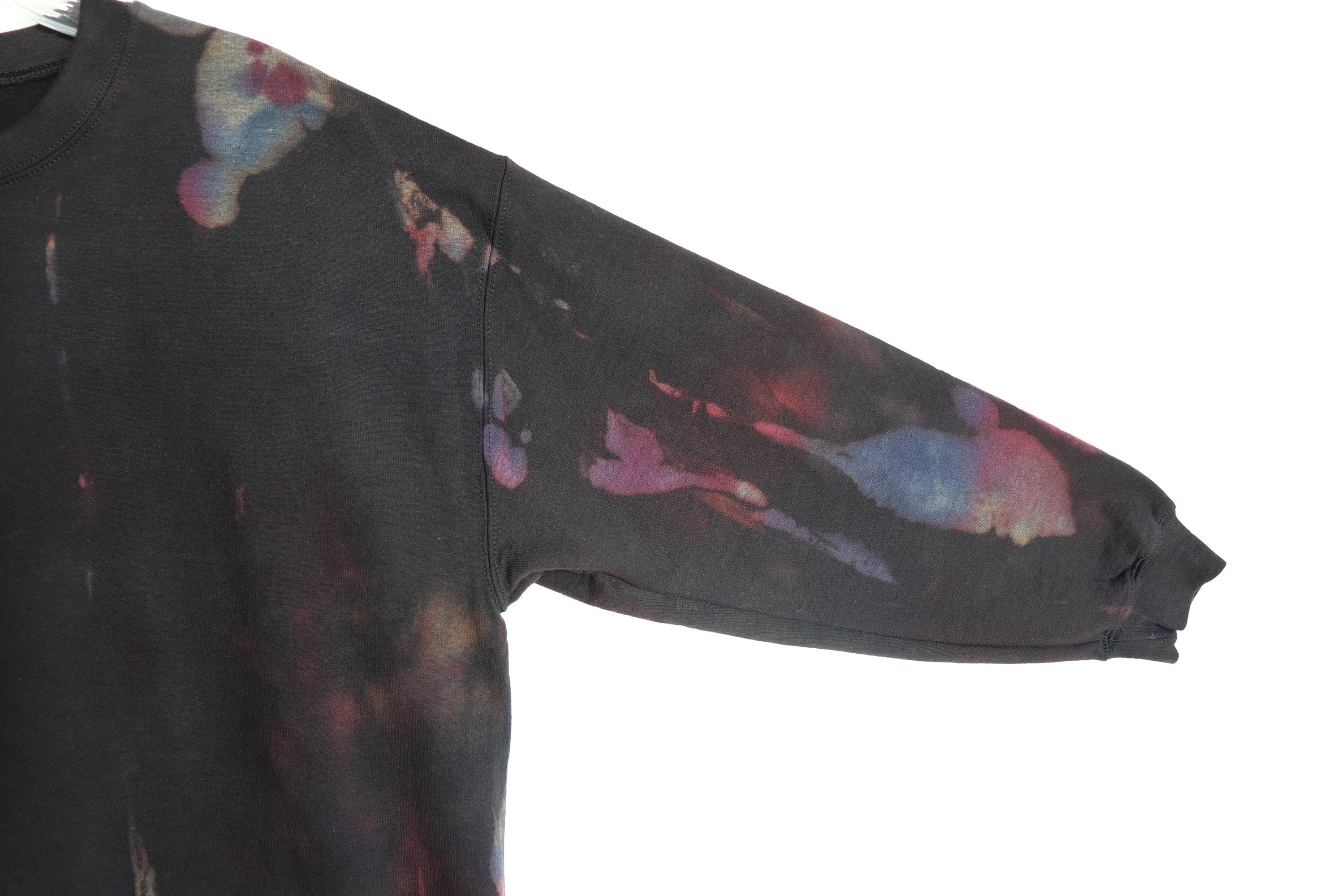 Download Reverse Bleach Dyed Black Multi-Color Sweatsuit Set | Etsy