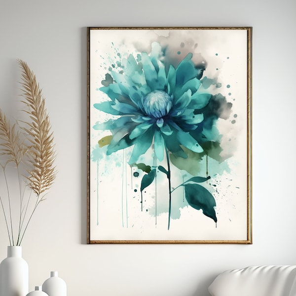 Aqua Blue Decor - Etsy