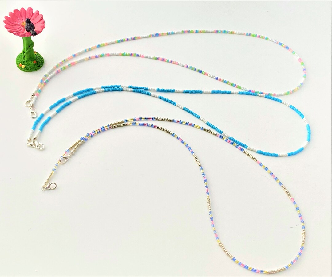 Beaded Eyeglasses Lanyard, Eyeglass Necklace, Sunglasses Chain
