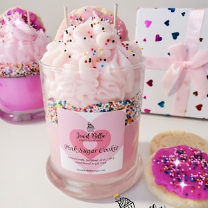 Pink Sugar Cookie Scented Candle 12 oz.