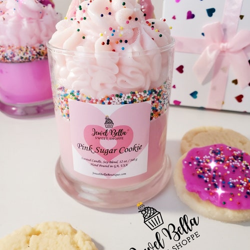 Pink Sugar Cookie Scented Candle 12 oz.