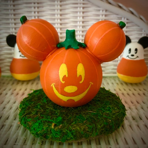 Mickey and Minnie Bat Halloween Decoration Disney Inspired - Etsy