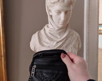 Mini sac à bandoulière moderne fait à la main, sac vintage crossbody pour dames