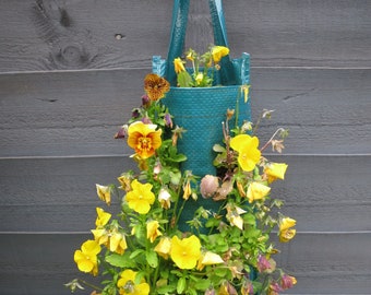 Bolsa de tela Flower Pouch - Verde - Pack de 2