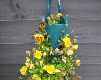 Bolsa de Tela Flower Pouch - Verde - Pack de 4